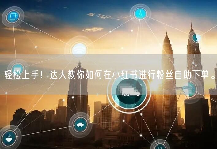 轻松上手！达人教你如何在小红书进行粉丝自助下单。