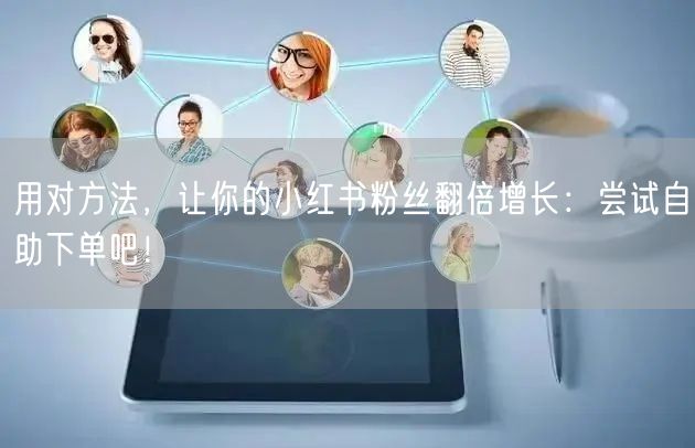 用对方法，让你的小红书粉丝翻倍增长：尝试自助下单吧！