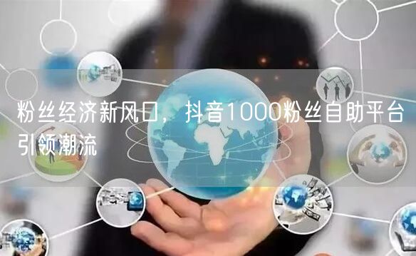 粉丝经济新风口，抖音1000粉丝自助平台引领潮流