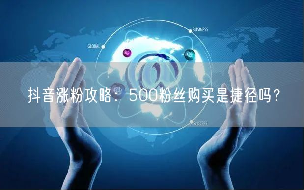 抖音涨粉攻略：500粉丝购买是捷径吗？