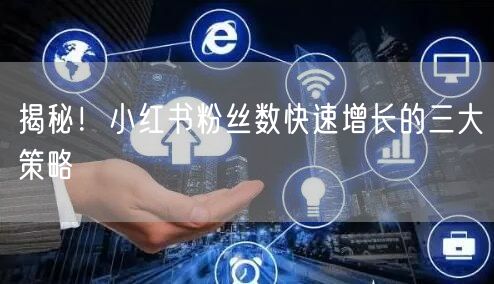 揭秘！小红书粉丝数快速增长的三大策略