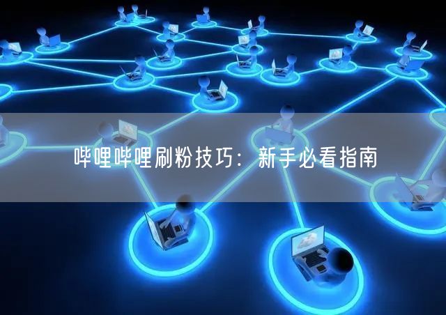 哔哩哔哩刷粉技巧：新手必看指南