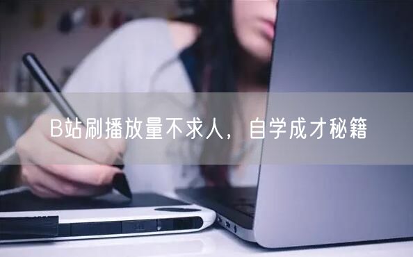 B站刷播放量不求人，自学成才秘籍