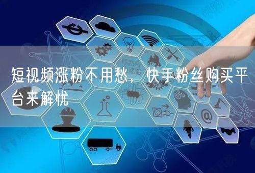 短视频涨粉不用愁，快手粉丝购买平台来解忧
