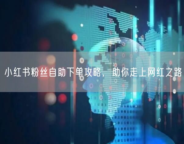 小红书粉丝自助下单攻略，助你走上网红之路