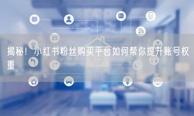 揭秘！小红书粉丝购买平台如何帮你提升账号权重