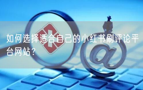 如何选择适合自己的小红书刷评论平台网站？