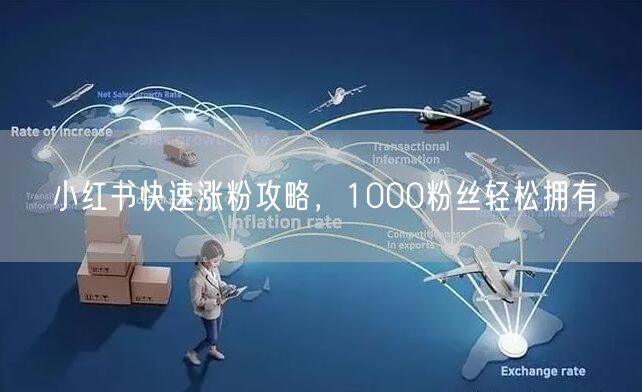 小红书快速涨粉攻略，1000粉丝轻松拥有