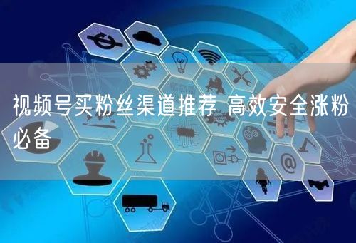 视频号买粉丝渠道推荐 高效安全涨粉必备