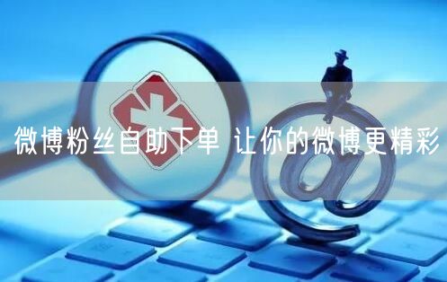微博粉丝自助下单 让你的微博更精彩
